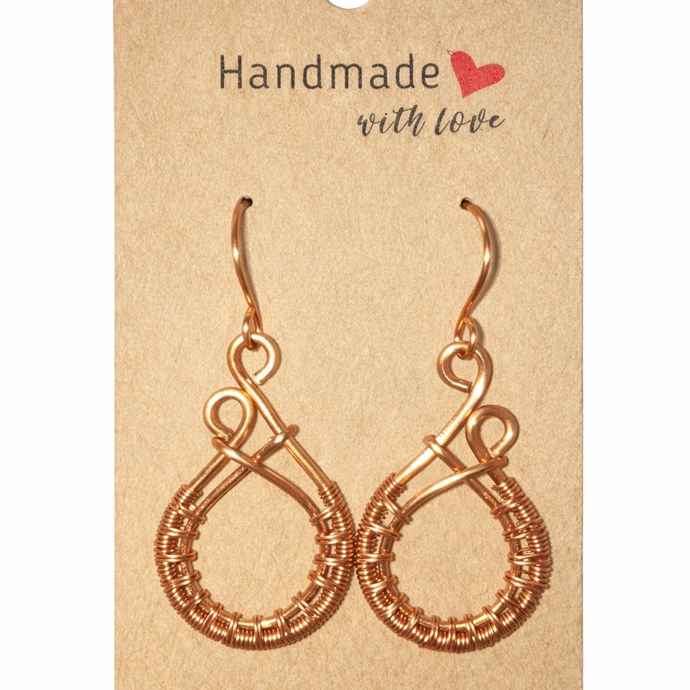 Copper Wire Earrings